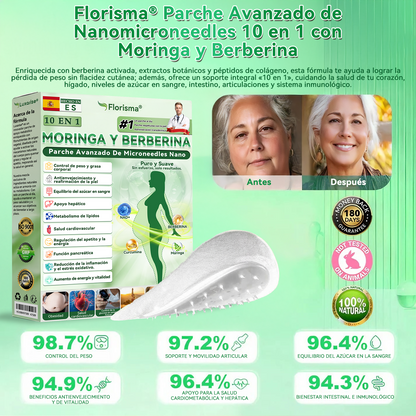 【Ú𝑙𝑡𝑖𝑚𝑜 𝑑í𝑎 𝑑𝑒 𝑝𝑟𝑜𝑚𝑜𝑐𝑖ó𝑛 −90%】🍢🍢𝐹𝑙𝑜𝑟𝑖𝑠𝑚𝑎® 𝑀𝑜𝑟𝑖𝑛𝑔𝑎 · 𝐵𝑒𝑟𝑏𝑒𝑟𝑖𝑛𝑎 × 𝑁𝐴𝐷+ 𝑃𝑎𝑟𝑐ℎ𝑒 𝑁𝑎𝑛𝑜-𝑀𝑖𝑐𝑟𝑜𝑎𝑔𝑢𝑗𝑎𝑠 10 𝑒𝑛 1 7 𝑝𝑎𝑟𝑐ℎ𝑒𝑠 𝑝𝑜𝑟 𝑐𝑎𝑗𝑎 · 𝑆𝑢𝑓𝑖𝑐𝑖𝑒𝑛𝑡𝑒 𝑝𝑎𝑟𝑎 𝑢𝑛𝑎 𝑠𝑒𝑚𝑎𝑛𝑎